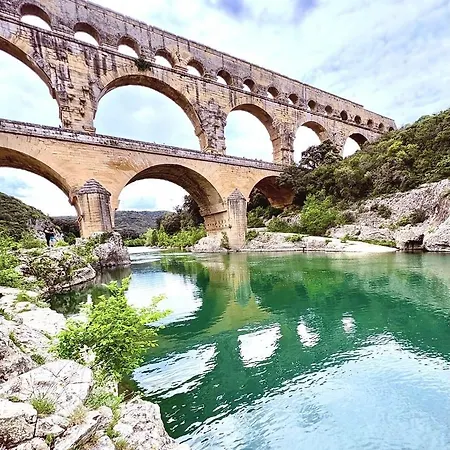 Mas 1816, Pont Du Gard, Pool And Barbecue Nyaraló Saint-Hilaire-dʼOzilhan